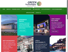 Tablet Screenshot of greentechno.com